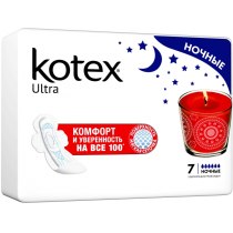 Kotex Гігієнічні прокладки Kotex ультра Драй Нічні 7