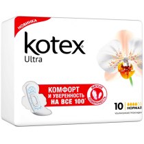 Гігієнічні прокладки Kotex  ультра Софт Нормал 10