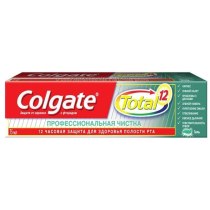 Зубная паста Colgate Total 12 Профессиональная чистка (гель) 75 мл