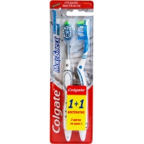 Набір зубних щіток Colgate 1+1 Макс Блиск середньої жорсткості