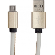 Кабель USB - microUSB 1 м, Greenwave, White (R0014168)