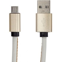 Кабель USB - microUSB 1 м, Greenwave, White (R0014168)