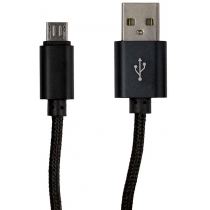 Кабель USB - microUSB 1.5 м, Greenwave, Black (R0014173)
