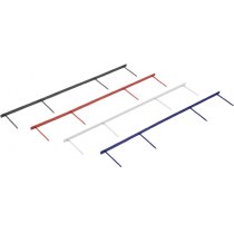 Пластины пластиковые на 4 отверстия для биндера 25 штук упаковка Velobind синие