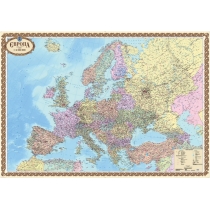 Європа. Політична карта 158х108 см