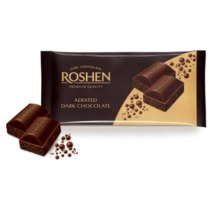 Шоколад Roshen пористий екстрачорний 80 г