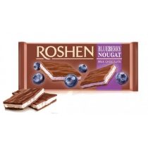 Шоколад Roshen молочний з чорничною нугою 90 г
