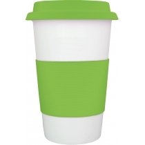 Керамічна чашка CREMA Optima Promo 400 мл, зелена