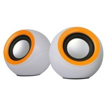 Комп.Акустика OMEGA 2.0 OG-116B white orange 2x3W RMS USB модель OG116BWO білий помаранчевий