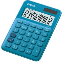 Калькулятор настільний Casio, 12 розрядів, блакитний, розмір 149.5*105*22.8 мм