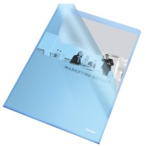 Папка-куток Esselte Standard A4 PP 115мкм  25шт. колір "синій"
