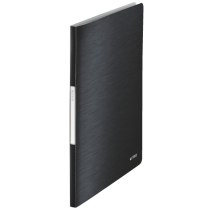 Папка с файлами Leitz Style  40 файлов  сатиновый черный