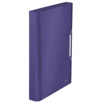 Папка А4 с отделениями Leitz Style, PP, 250 листов, титановый синий