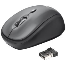 Мышь  Trust Yvi Wireless Mini Mouse черный