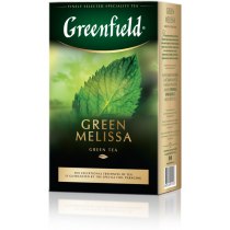 Чай Greenfield Green Melissa 85 г зеленый китайский с мелисcой, мятой и лимоном