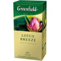 Чай Greenfield Lotus Breeze 25 шт х 1,5 г китайский зеленый с лотосом и натуральной мятой