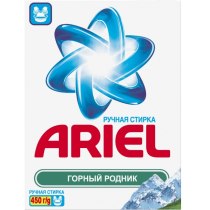 Пральний порошок ARIEL ручне прання Гірське джерело 450 г