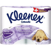 Папір туалетний 4 шари Kleenex Premium Care 4 рулона