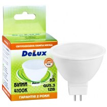 Лампа світлодіодна DELUX MR16A 5Вт 4100K 12В GU5.3 білий