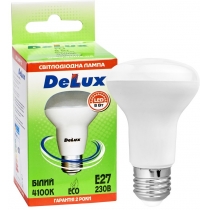 Лампа світлодіодна DELUX FC1 8 Вт R63 4100K 220В E27 білий