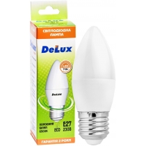 Лампа світлодіодна DELUX BL37B 7Вт 6500K 220В E27 холодний білий