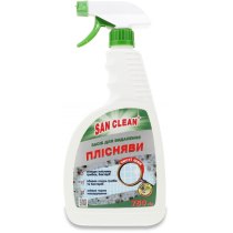 Засіб чистячий для видалення плісняви та бруду з розпилювачем 750 мл Сан Клін