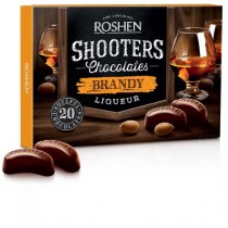 Коробочні ЦУКЕРКИ Shooters з бренді-лікером ВКФ 150г