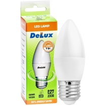 Лампа світлодіодна DELUX BL37B 7Вт 4100K 220В E27 білий