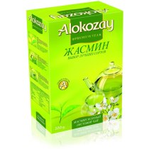 Чай зеленый Alokozay Tea листовой с жасмином 100 г
