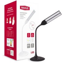 Лампа настольная светодиодная MAXUS DKL 8W 3000-5700K  Transformer черная