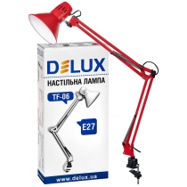 Лампа настільна  DELUX TF-06_E27 червоний