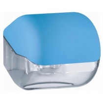 Тримач туалетного паперу Colored пластик прозорий блакитний