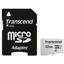 Карта памяти microSDHC 32Gb Transcend, кл.10 + SD адаптер