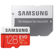 Карта пам'яті microSDXC 128Gb Samsung, кл.10 + SD адаптер