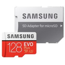 Карта памяти microSDXC 128Gb Samsung, кл.10 + SD адаптер