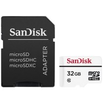 Карта памяти microSDHC 32Gb Sandisk, кл.10 + SD адаптер