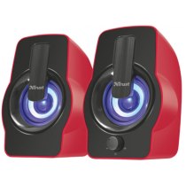 Комп.Акустика Trust Gemi RGB 2.0 Speaker Set Red USB