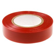 Изолента ПВХ, 15 мм х 10 м, красная , СТ