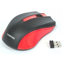 Мышь  Omega Wireless OM-419 красный