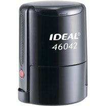 Оснастка автомат., TRODAT 46042, пласт., для печатки d 42 мм, черная, с футляром