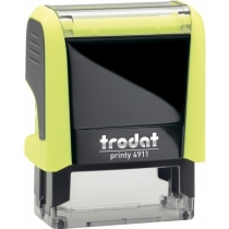 Оснастка автомат., TRODAT 4911 Р4, пласт., для штампа 38х14 мм, жовта