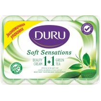 Мило Duru 1+1 Soft Sensations 4 х 90 г зелений чай