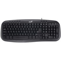 Клавіатура Genius KB-M200 Black, дротова, звичайна, чорна