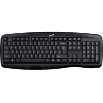 Клавіатура Genius KB-128 USB UKR Black, дротова, звичайна, чорна