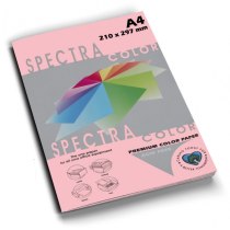 Папір кольоровий SINAR SPECTRA А4 160 г/м2, 100 арк. (Pink 170) рожевий