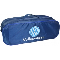 Сумка-органайзер в багажник з логотипами Volkswagen синя