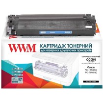 Картридж тонерный WWM для Canon FC-128/230/310/330 аналог E30 Black (CC09N)