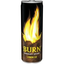 Напиток энергетический Burn Lemon Ice ж/б, 0,25л