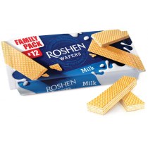 Вафлі ROSHEN WAFERS МОЛОКО 216г /11шт