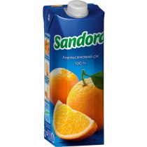 Сік Sandora апельсиновий, 0,5л